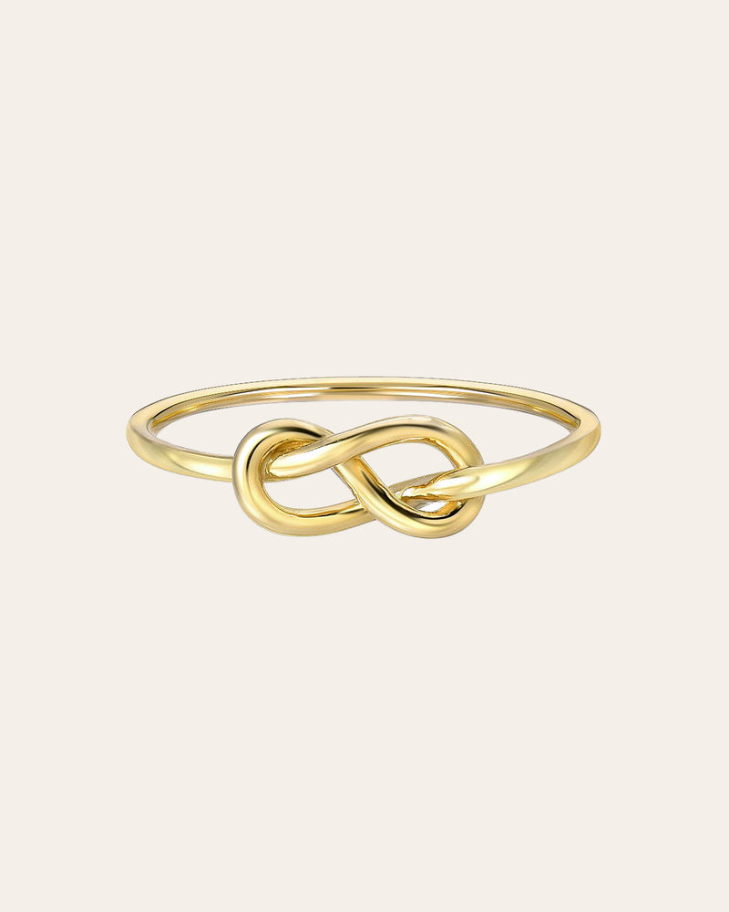 14k Yellow Gold Knot Ring