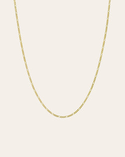 14k Gold Baby Figaro Chain Necklace