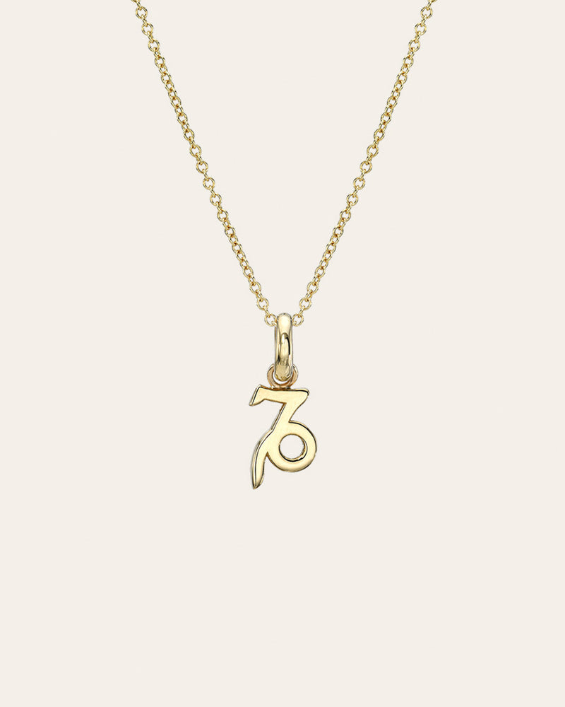Kids 14k Gold Zodiac Necklace