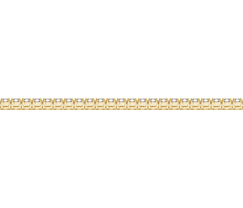 Lab Grown Round Diamond Tennis Bracelet in 14k Yellow Gold (2 cctw F/G  VS2/SI1)