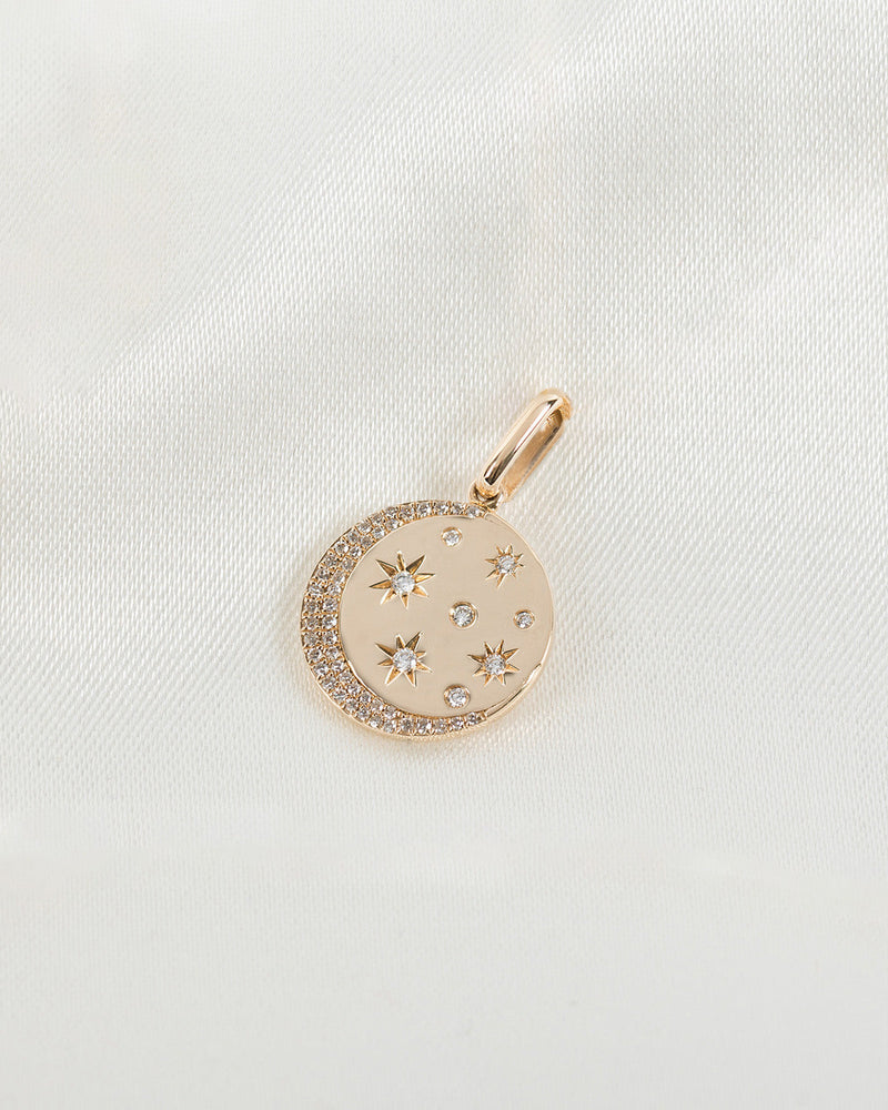 14K Diamond Celestial Necklace