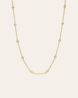 Diamond Station Necklace