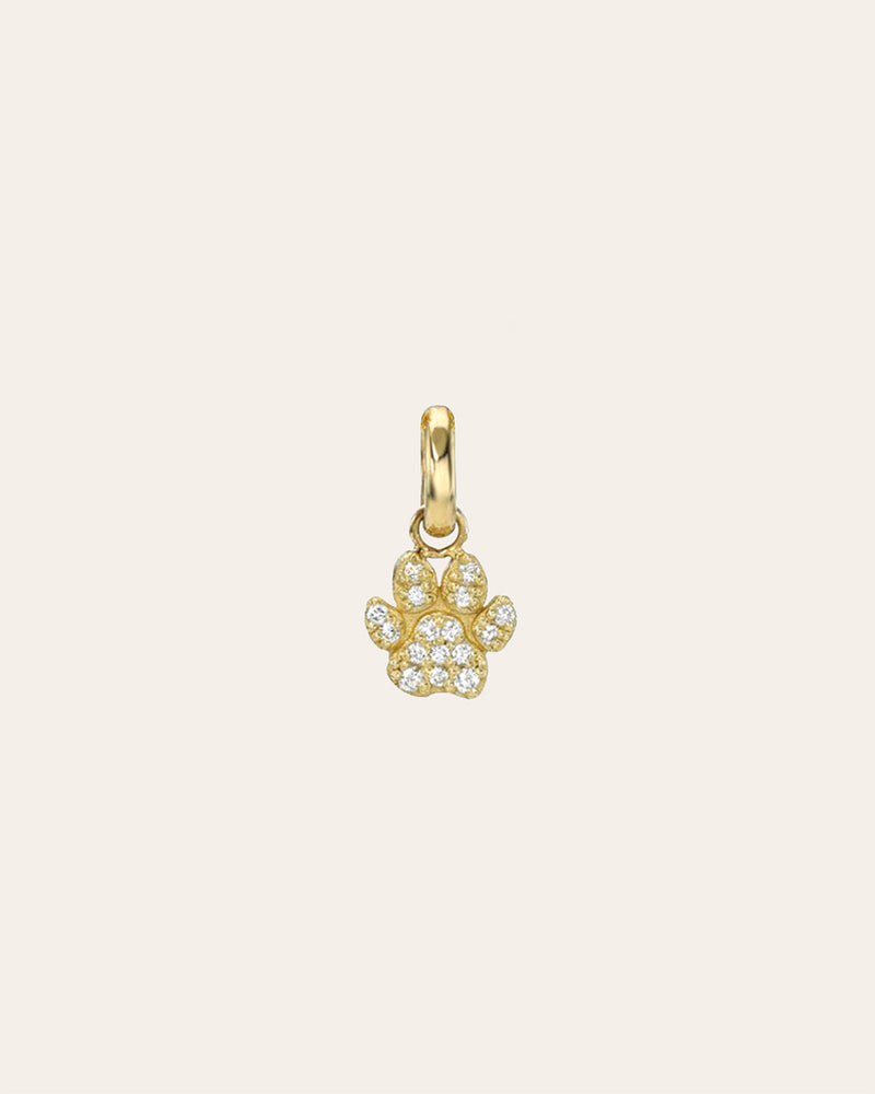 Diamond Paw Pendant