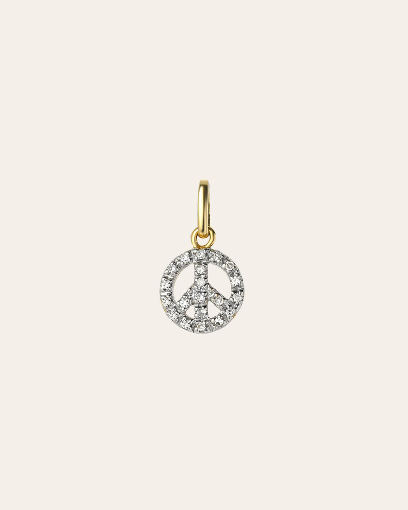 Diamond Peace Pendant