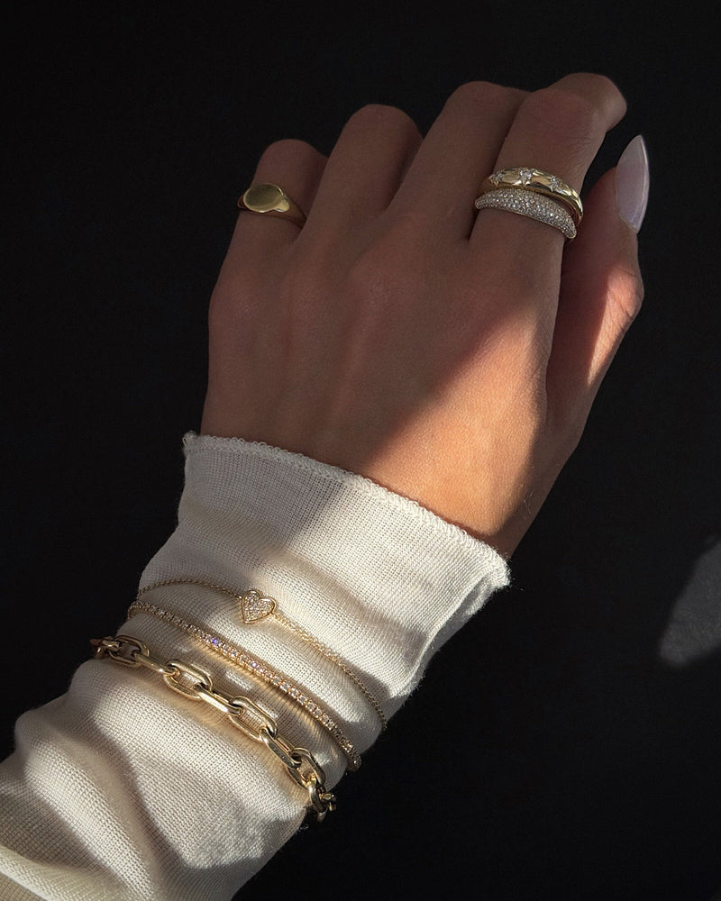 Diamond Heart Bracelet