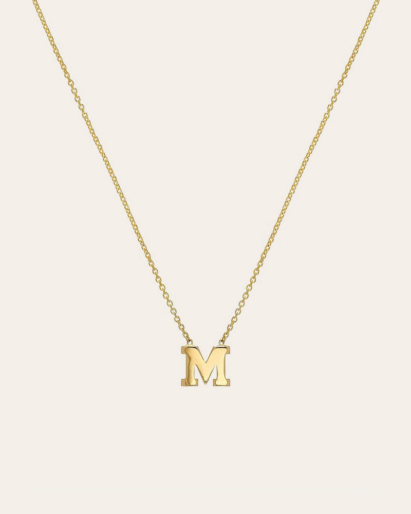 Kids 14k Gold Initial Necklace
