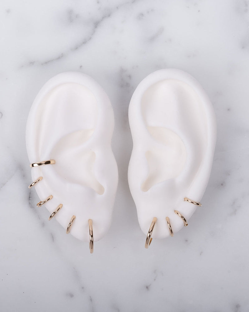 14k Gold Mini Huggie Earrings