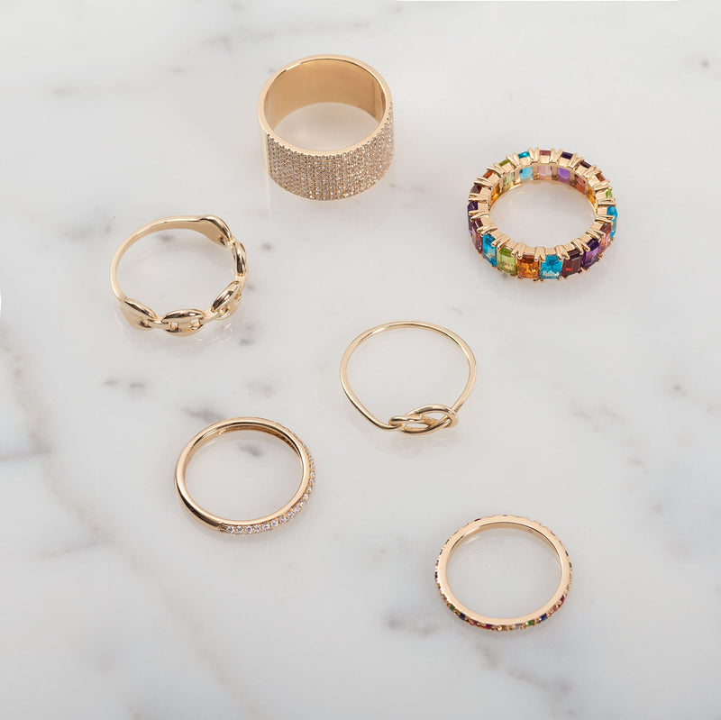 14k Yellow Gold Knot Ring