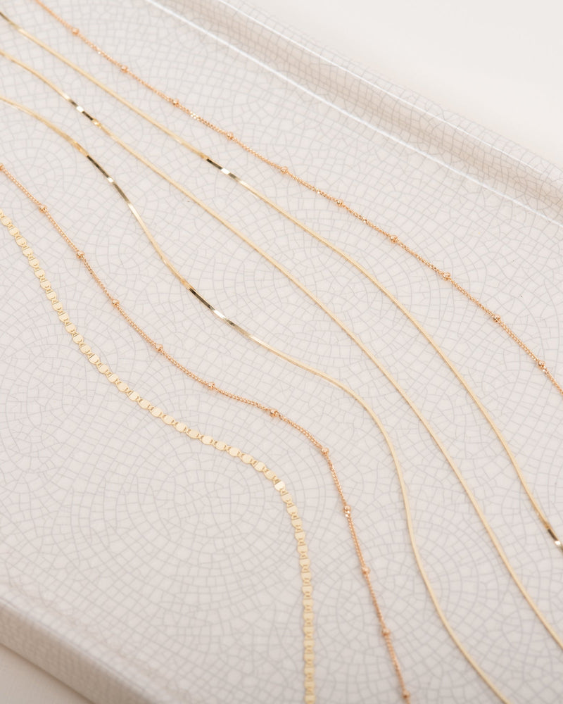 14k Gold Snake Chain Necklace