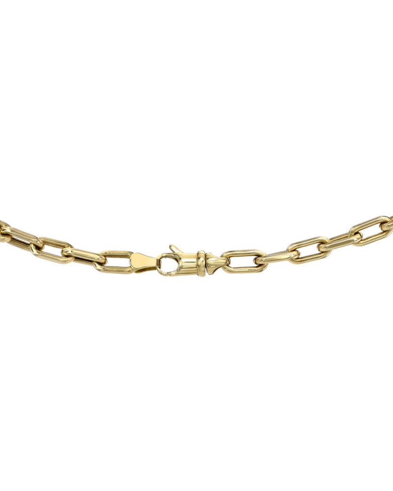 14k Gold Extra Large Open Link Chain Necklace