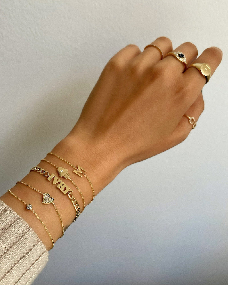 Diamond Heart Bracelet