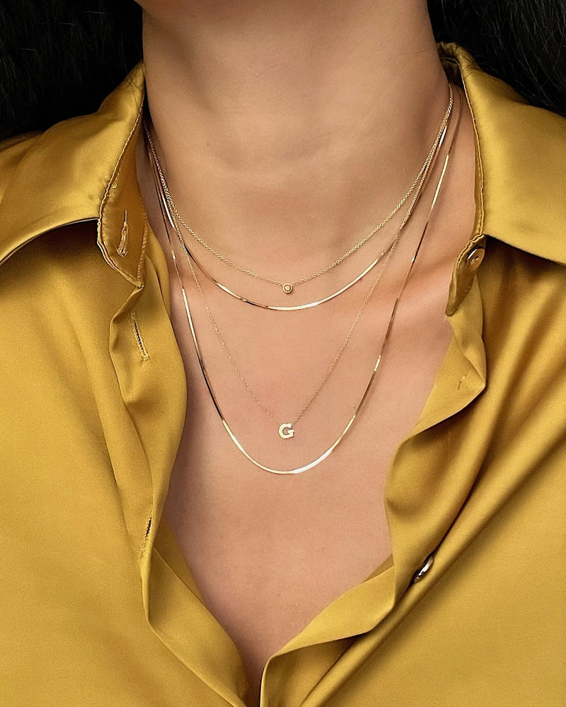 14k Gold Snake Chain Necklace