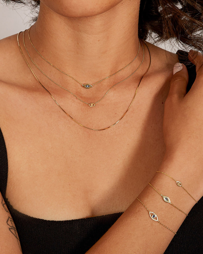 14k Gold Snake Chain Necklace